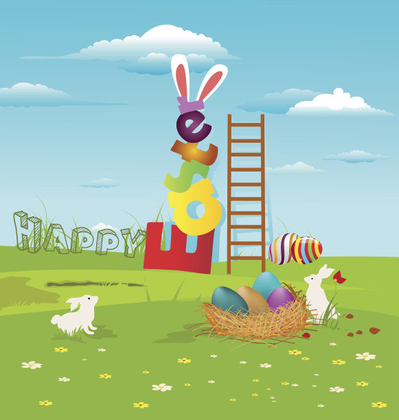 复活节快乐图片下载
