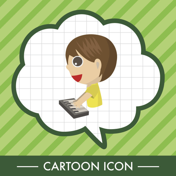 角色音乐家主题元素图片下载