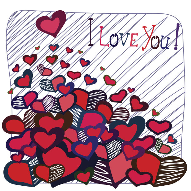 背景与心。图片下载