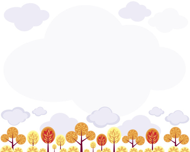 秋天的森林背景图片下载