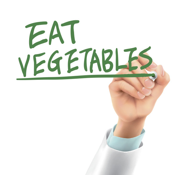 医生写吃蔬菜的话图片下载