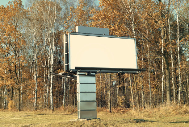 空白的广告牌或路标。图片下载