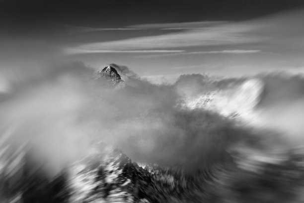 在高塔特拉斯美丽的黑白风景图片下载