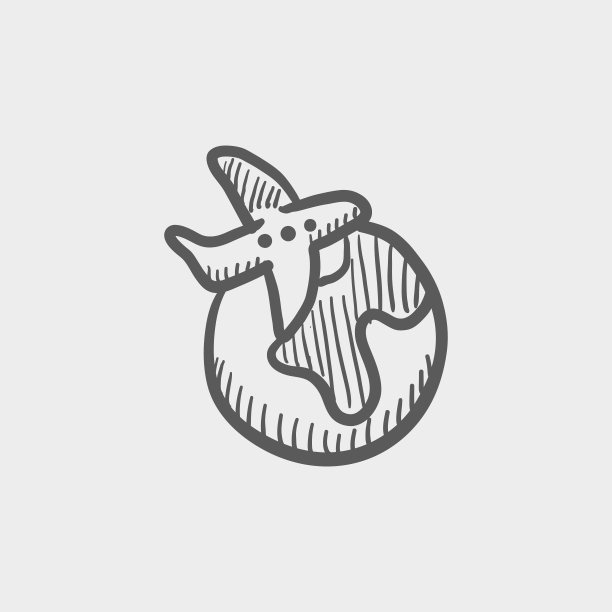 飞机草图图标图片下载