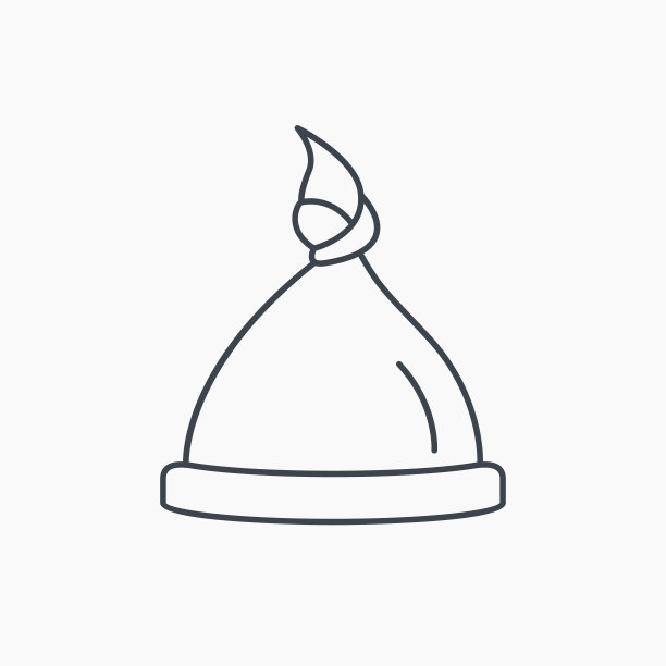 婴儿帽图标。新生儿的帽子的迹象。图片下载