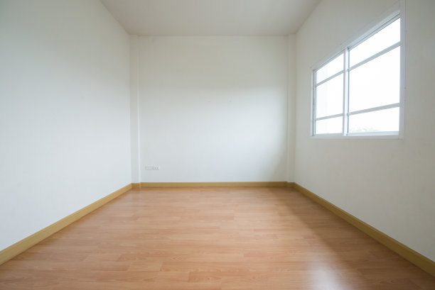 空旷明亮的客厅，没有家具图片下载