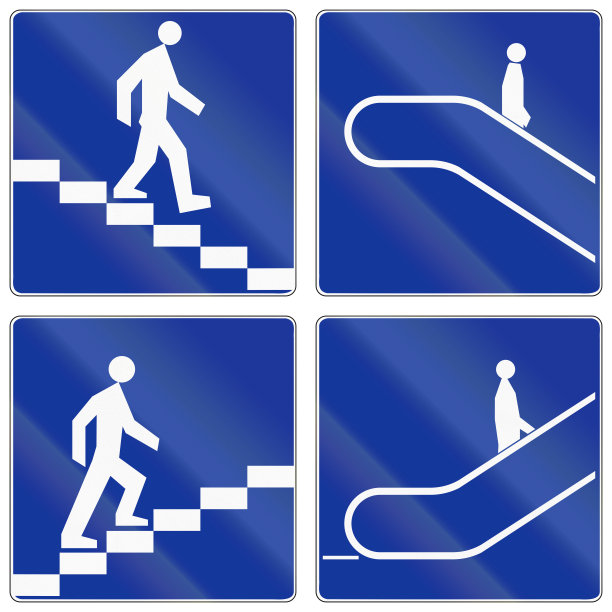 波兰的电梯和楼梯图片下载