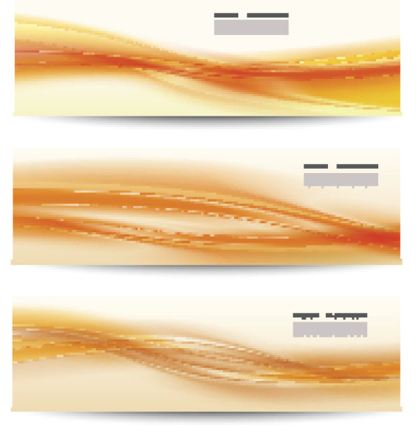 抽象的橙色旗帜图片下载