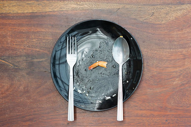 早餐后剩下的食物图片下载