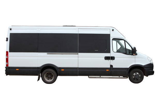 城市小型公共汽车。图片下载