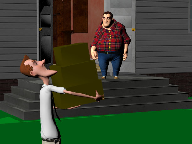 快递人员图片下载