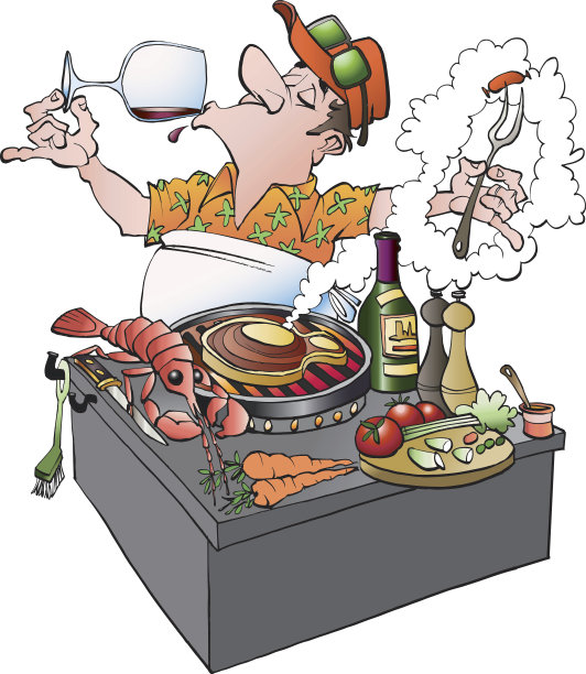 烧烤师傅打字来了图片下载