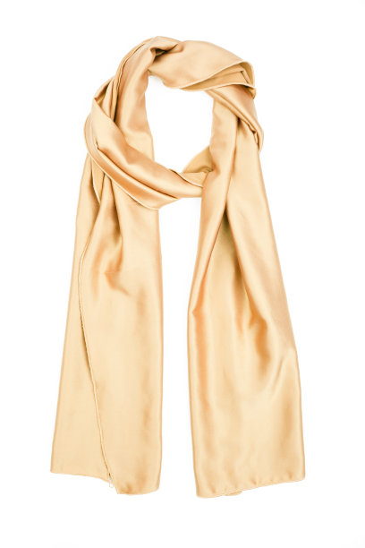 丝巾孤立在白色背景上图片下载