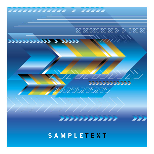 带蓝色背景的矢量箭头图片下载