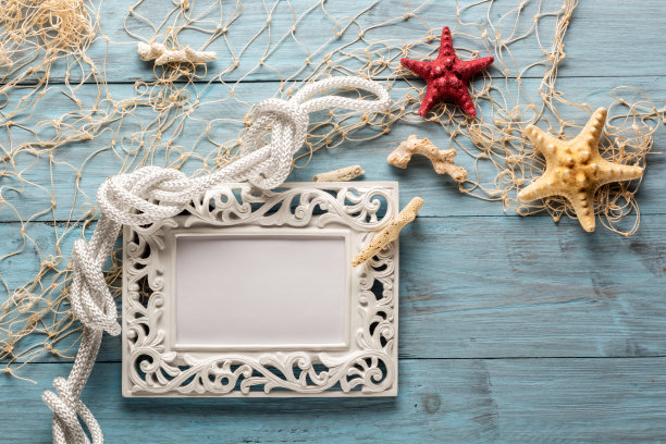 海运风格明信片图片下载