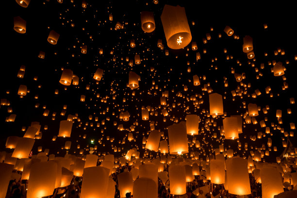 水灯节和彝蓬节图片下载