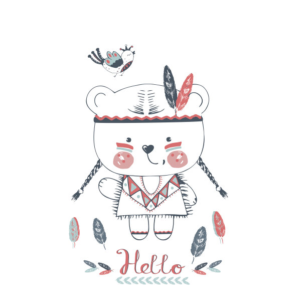 印度熊的女孩图片下载