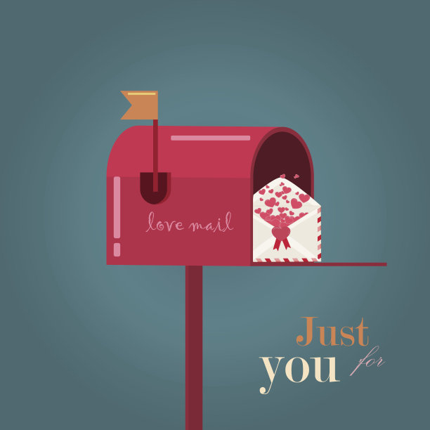情人节贺卡与邮箱图片下载