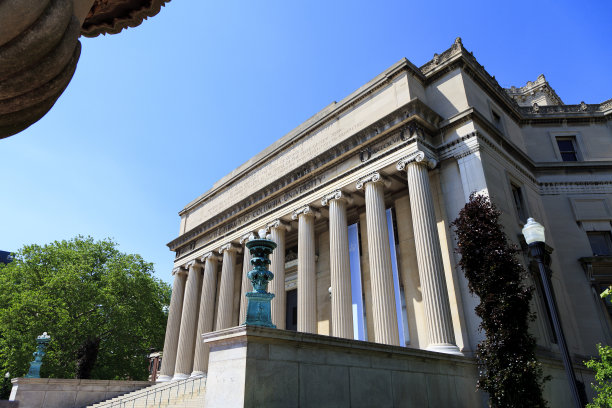 纽约市哥伦比亚大学的洛纪念图书馆图片下载