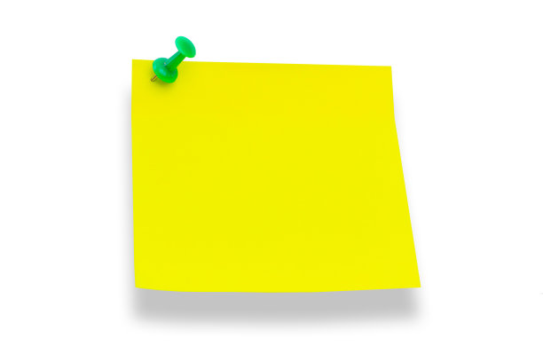 用黄纸钉在纸板上图片下载