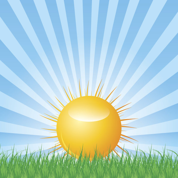 背景是蓝色的天空素材图片