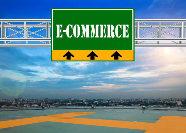 绿色路线标志概念图片下载