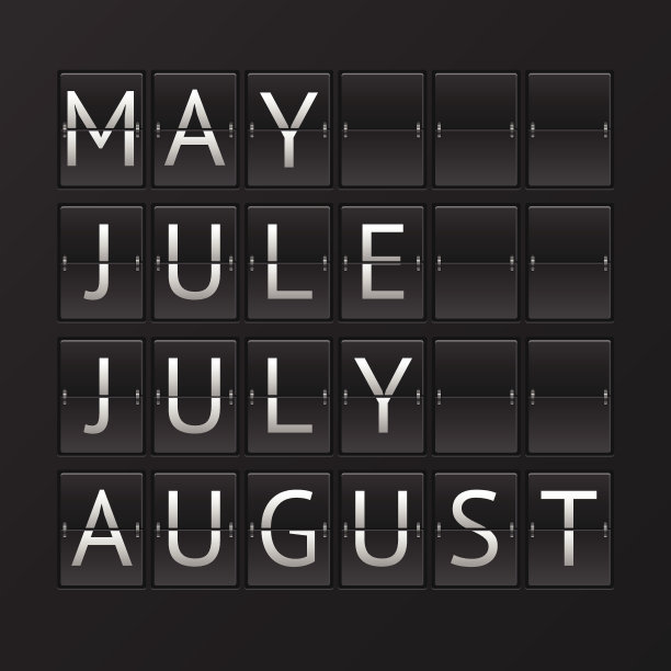 矢量机械时间表月图片下载