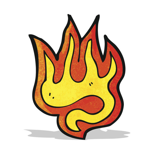 火卡通符号图片下载