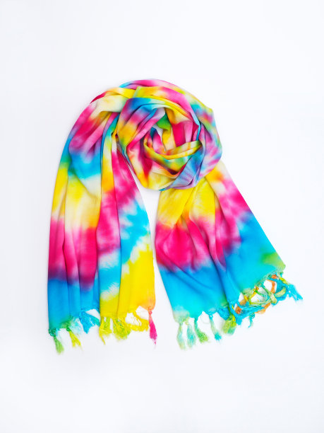 扎染手工制作的。图片下载