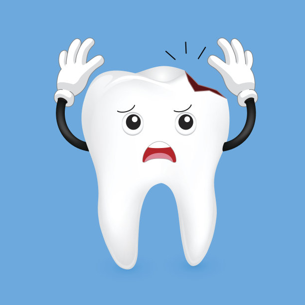 断齿的性格。素材图片