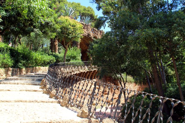 巴塞罗那盖尔高迪公园图片下载