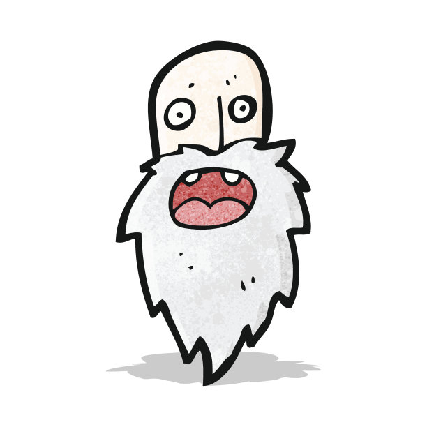 震惊老人卡通图片下载