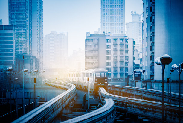 重庆移动地铁单轨图片下载