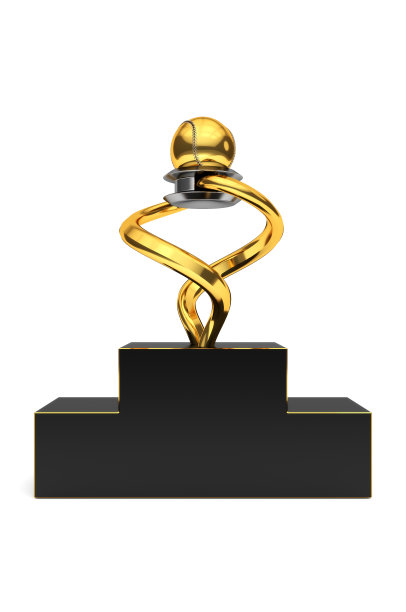 金银棒球奖杯图片下载