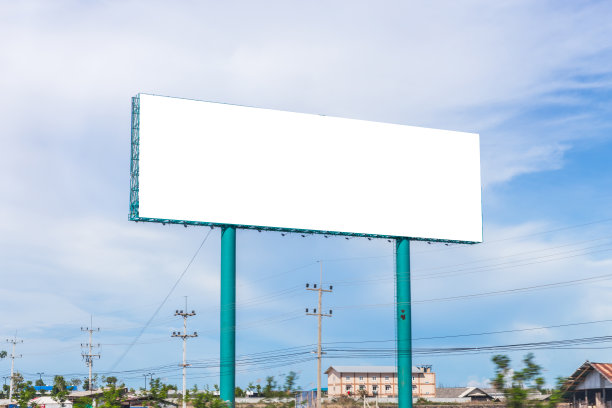 空白的广告牌。图片下载