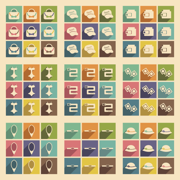 平带阴影概念和移动应用服装图片下载