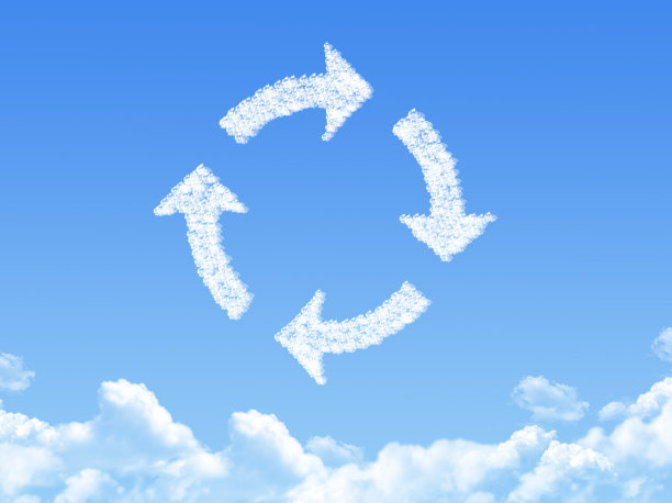 刷新标志天空的云形状图片下载