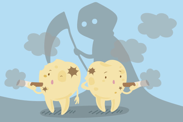 有吸烟问题的牙齿图片下载