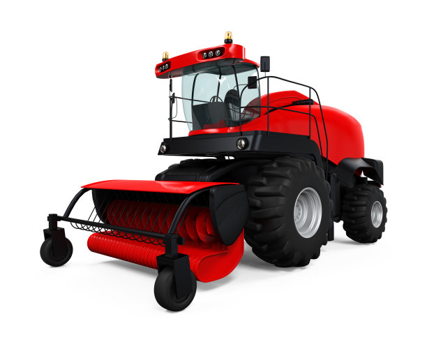 联合收割机孤立图片下载