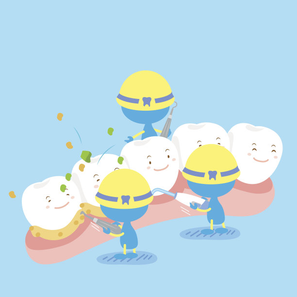 清洁牙齿概念素材图片