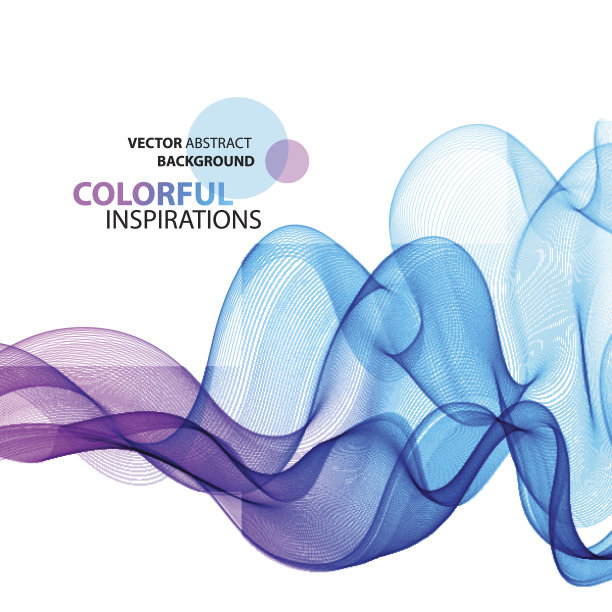 抽象的彩色背景。向量图片下载