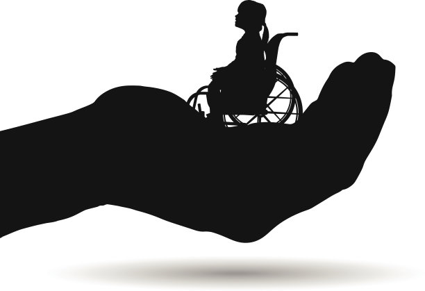 一个女孩的矢量剪影。图片下载