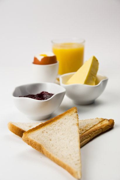 传统的早餐。浅景深。图片下载