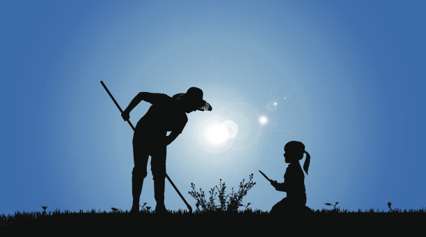 矢量轮廓的家庭。图片下载