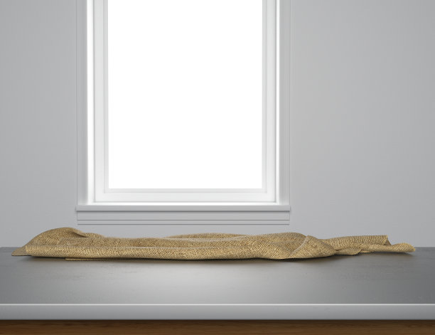 不锈钢表与空白窗口背景图片下载