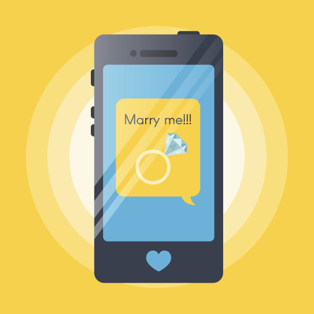 矢量插图的智能手机与文本信息里面。图片下载