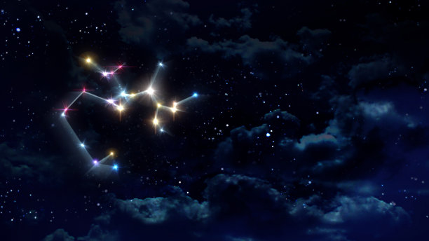 9射手座星座之夜素材图片