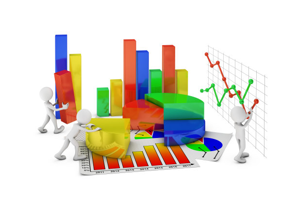 男人和信息图表图片下载