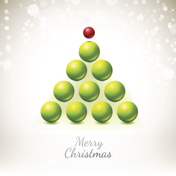 摘圣诞树贺卡图片下载