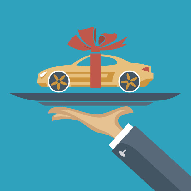 把车放在托盘上素材图片